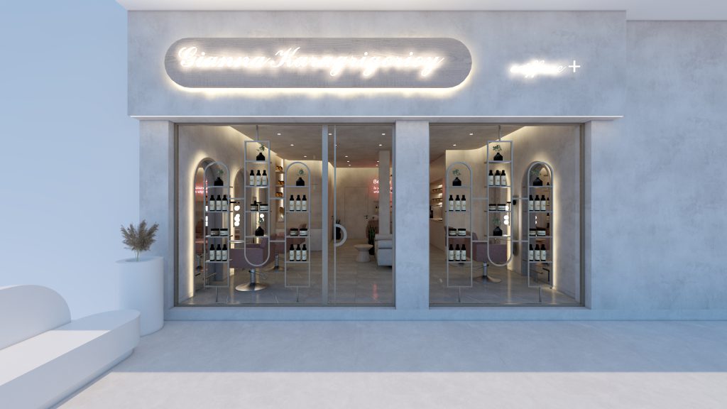 Hair Boutique Interior Design | Design by DOMO